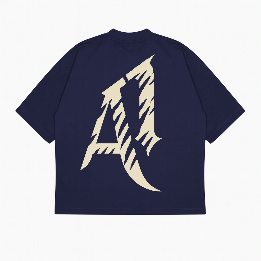 A1 STRIPE TEE: NAVY(PRE-ORDER)