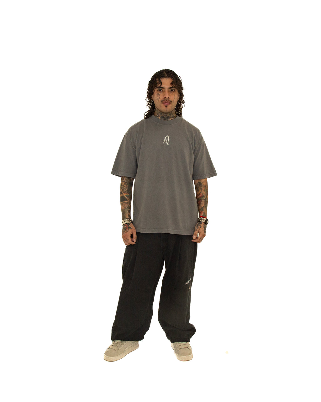 A1 STRIPE TEE: BROWN(PRE-ORDER)